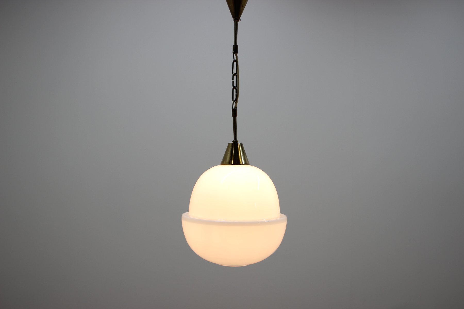 Suspension Design Années 60, Plafonnier Vintage, état Fonctionnel