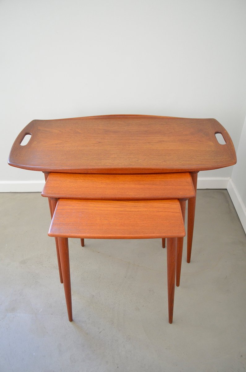 Nesting Tables by Jens Quistgaard for IHQ, 1950s, Set of 3 for sale at ...