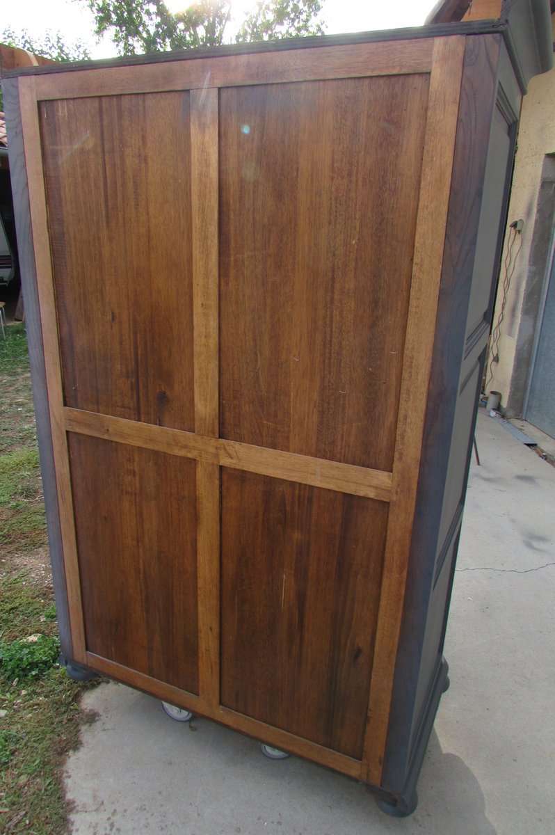 Armario vintage de roble y castaño, años 60 en venta en Pamono