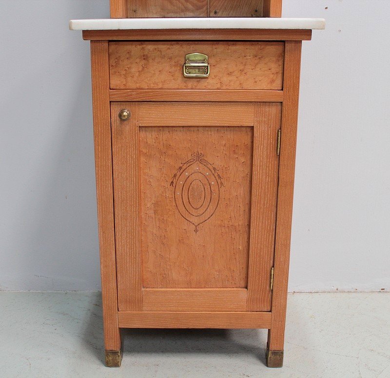 Vintage Badezimmerschrank aus Eschenholz, 1920er bei Pamono kaufen