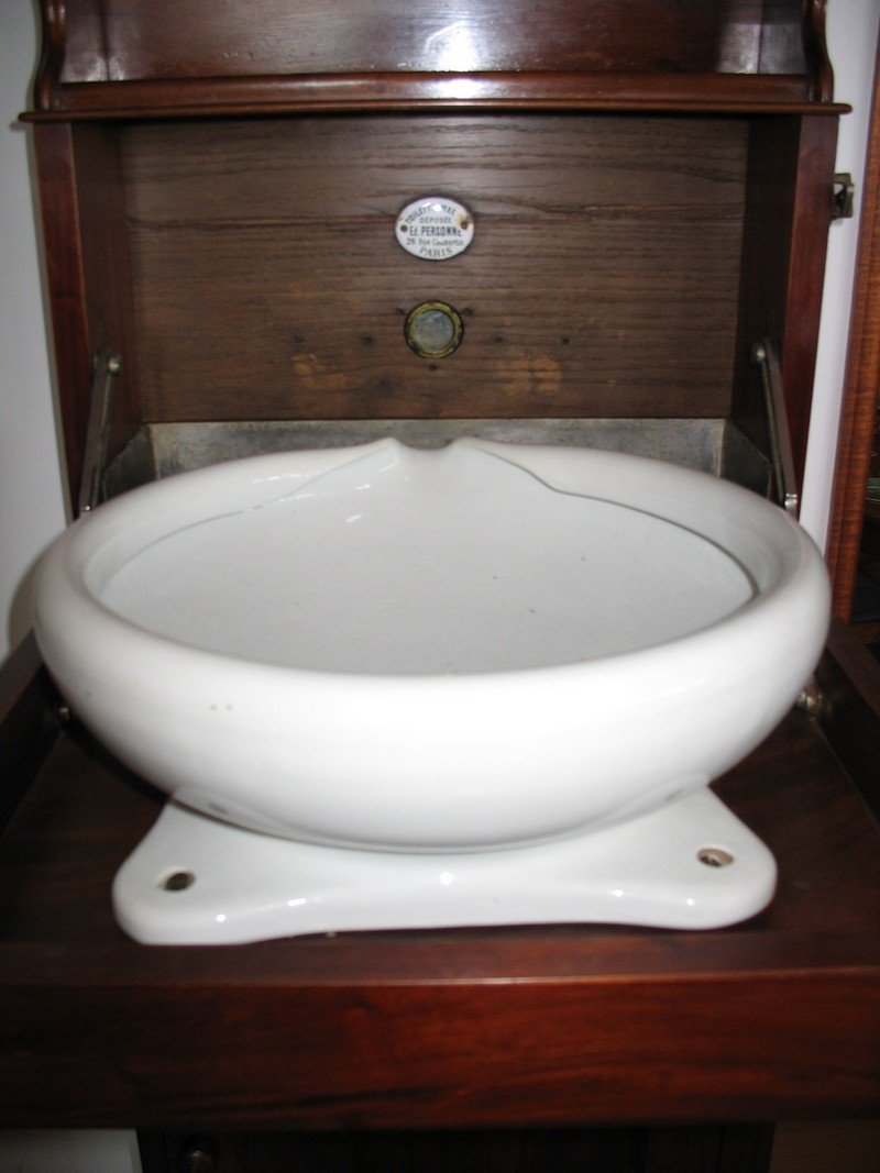 Vintage Mahogany Vanity with Wash Basin for sale at Pamono