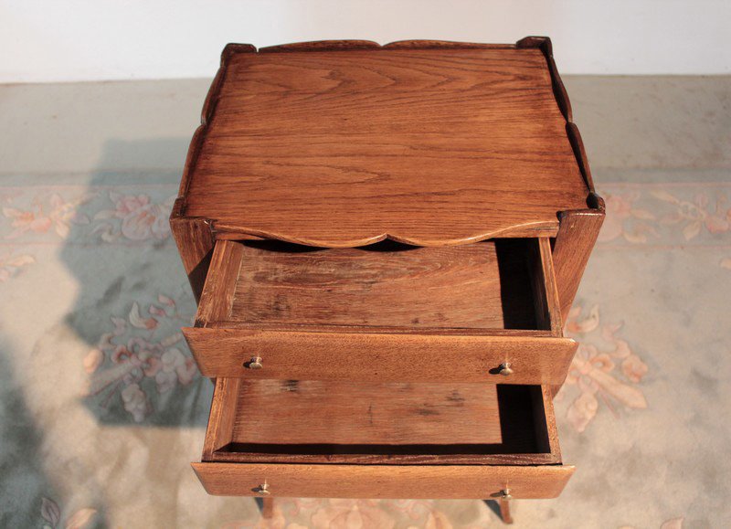 Antique Oak Nightstand for sale at Pamono