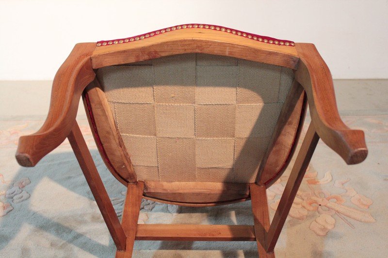 Antique Cherry Nursing Chair for sale at Pamono