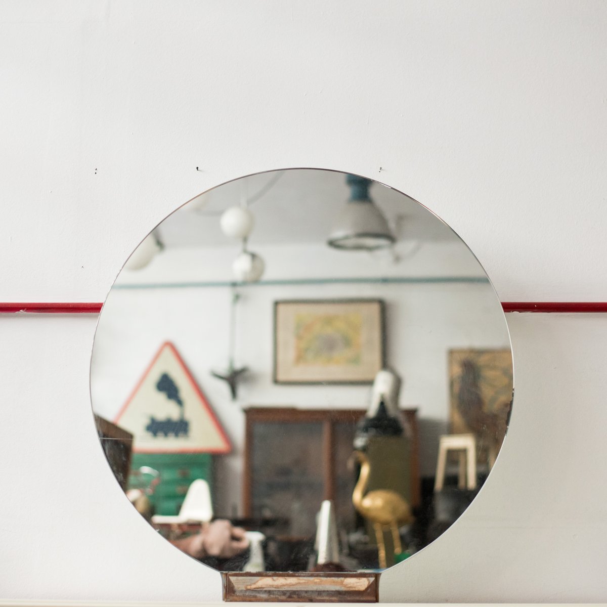 Round Double Sided Mirror 1950s For Sale At Pamono Round Double Sided Mirror 1950s For Sale At Pamono