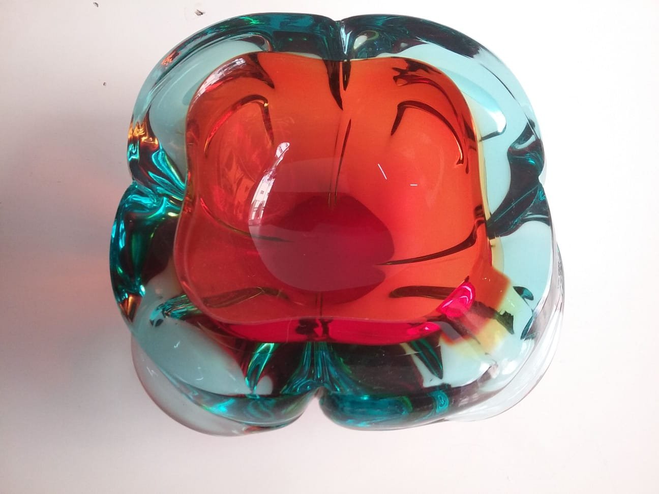 Vintage Murano Glass Ashtray, 1960s for sale at Pamono