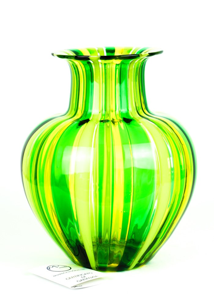 Vase Coloré En Verre Soufflé Style Murano Idée Cadeau À La