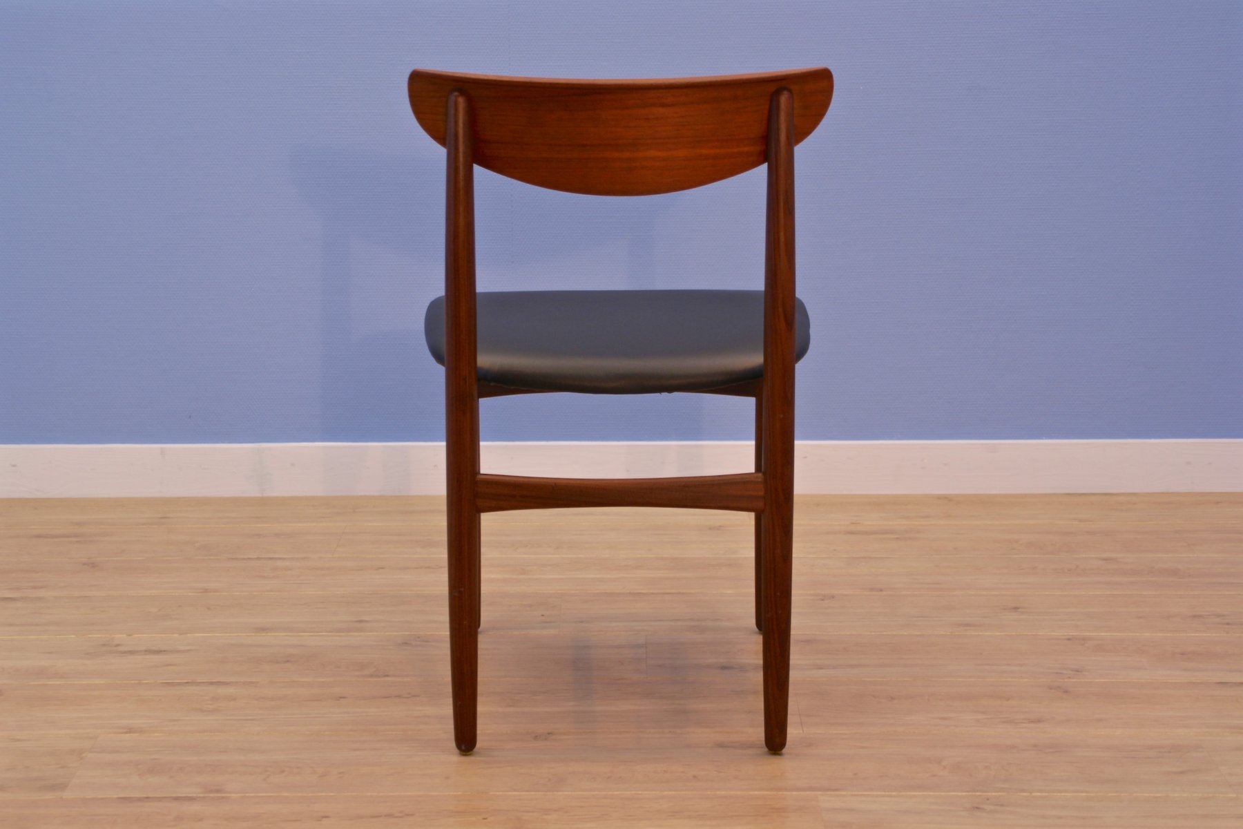 Silla de comedor danesa de teca, años 60 en venta en Pamono