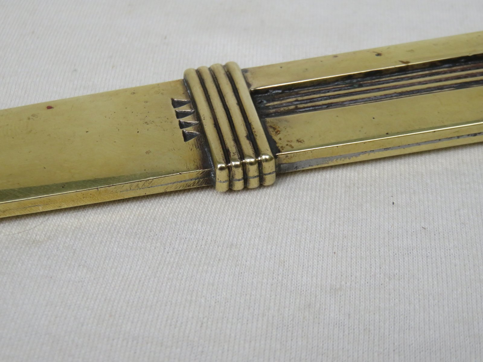 Antique Brass Letter Opener for sale at Pamono