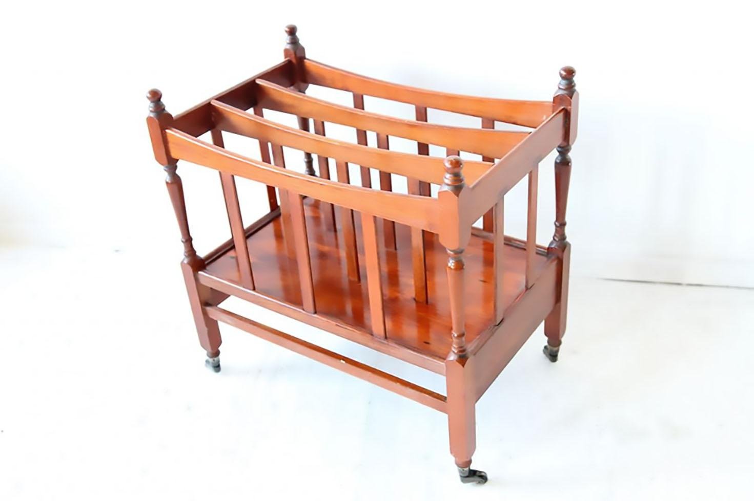 Vintage Magazine Rack, 1970s for sale at Pamono