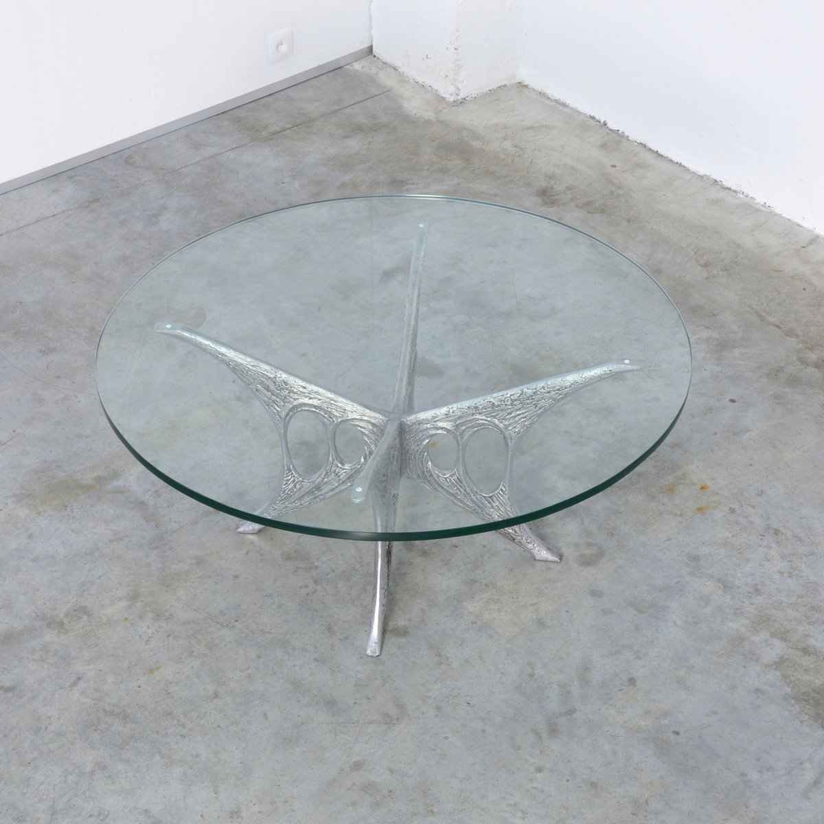 Sculpture Coffee Table by Willy Ceysens, 1960s for sale at Pamono