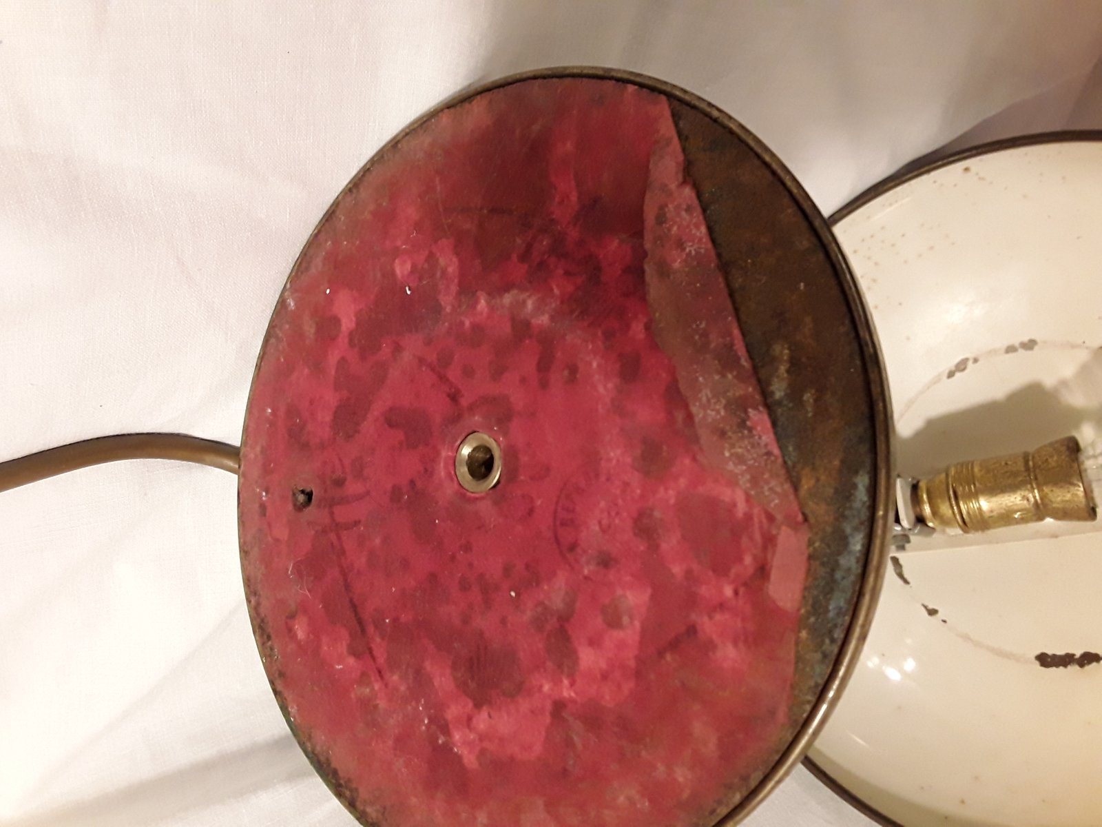 Lampe de Bureau Vintage en Laiton, Allemagne, années 50 en vente sur Pamono