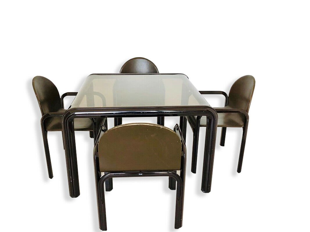 Esstisch & Stühle von Gae Aulenti für Knoll Inc. / Knoll ...
