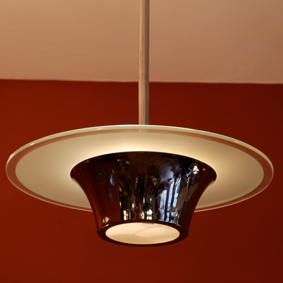 Art Déco Deckenleuchte, 1930er bei Pamono kaufen