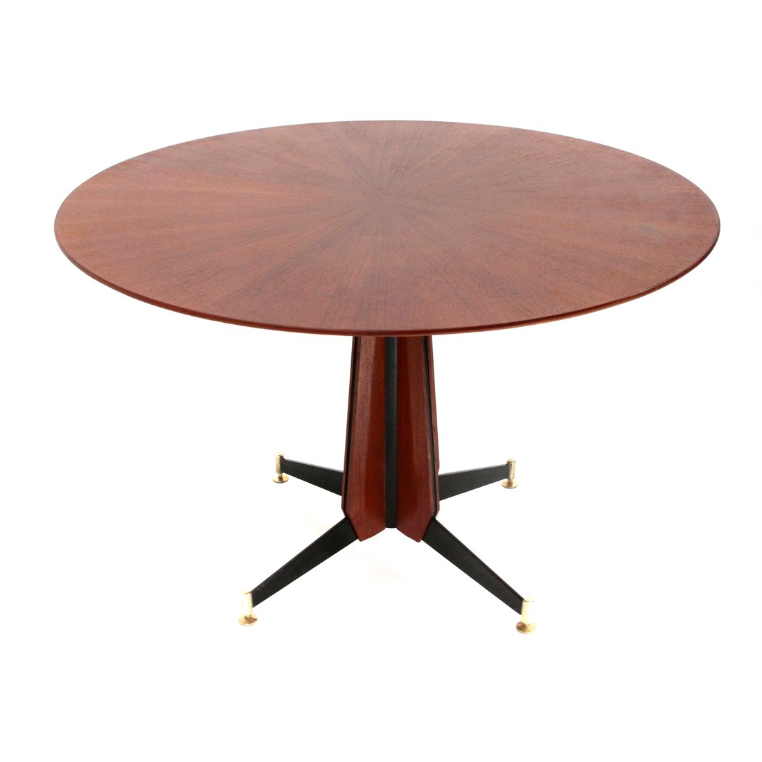 Italienischer Esstisch aus Holz & Metall, 1950er bei ...