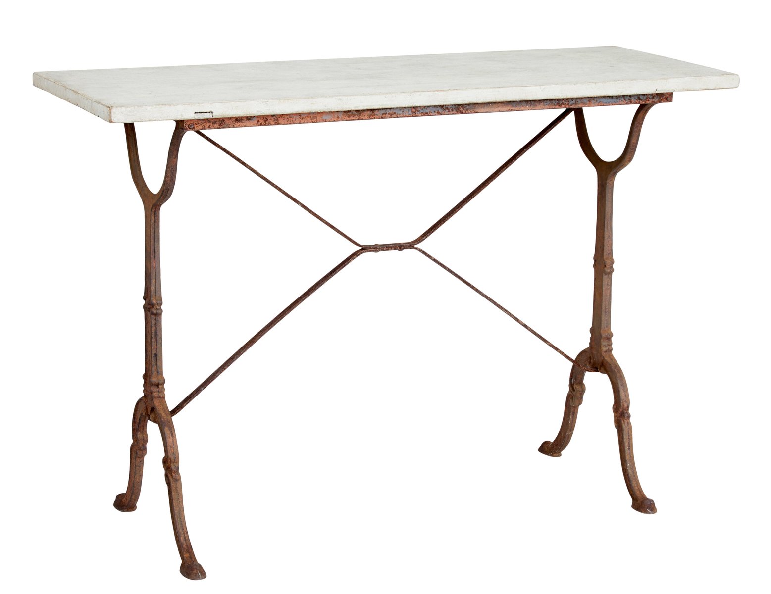 Antique Cast Iron Side Table for sale at Pamono