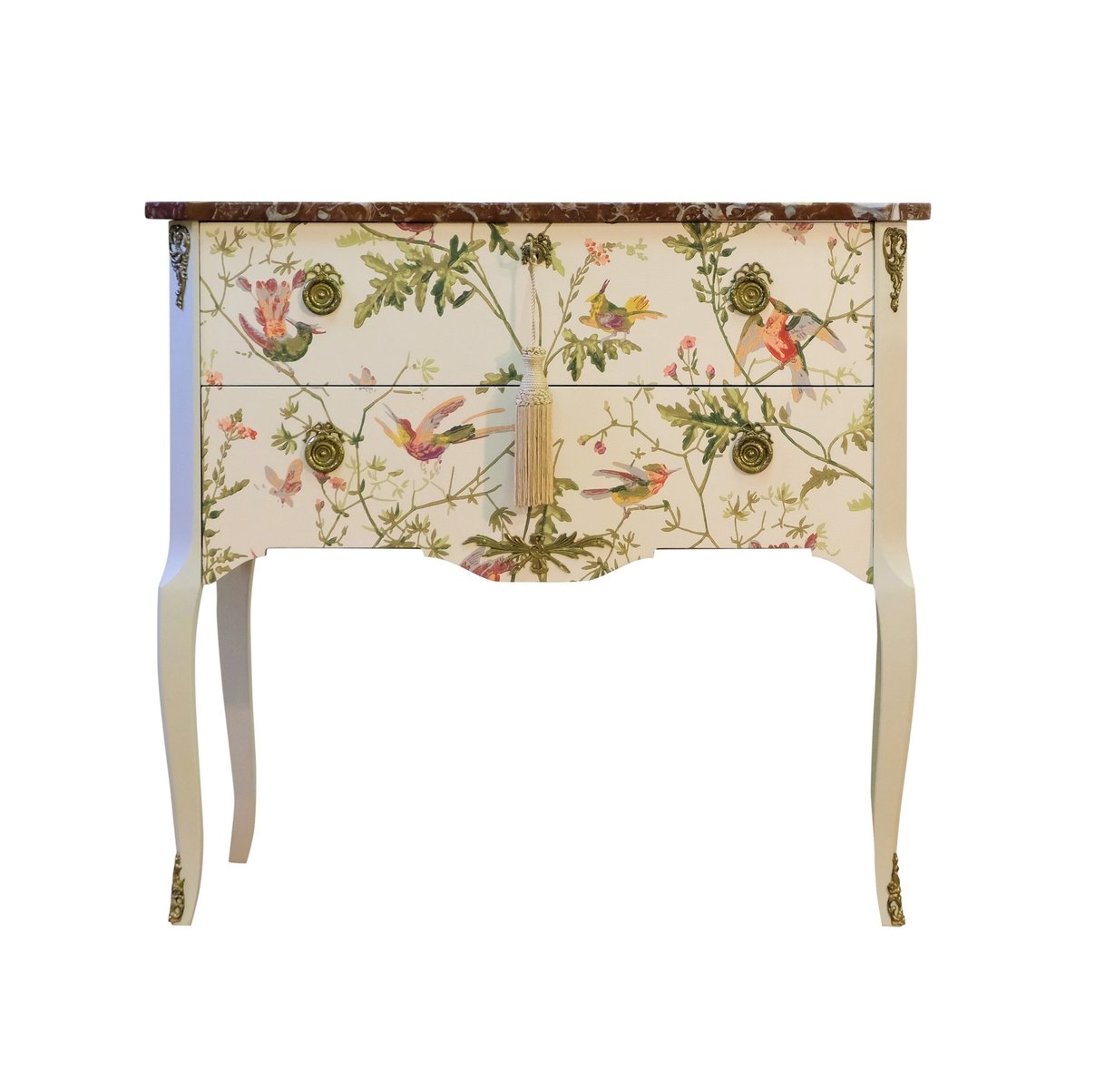 Floral Pattern Commode, 1920s for sale at Pamono