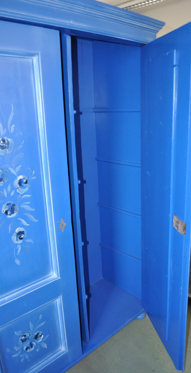 Antique Wood Wardrobe for sale at Pamono