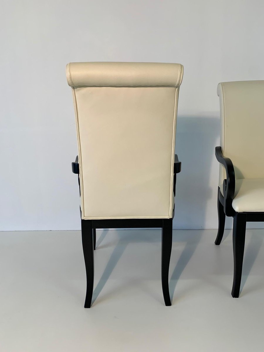 Chaises De Salle A Manger Art Deco En Noir Et Blanc Italie Annees 80 Set De 2 En Vente Sur Pamono Chaises De Salle A Manger Art Deco En Noir Et Blanc Italie Annees 80 Set De 2 En Vente Sur Pamono
