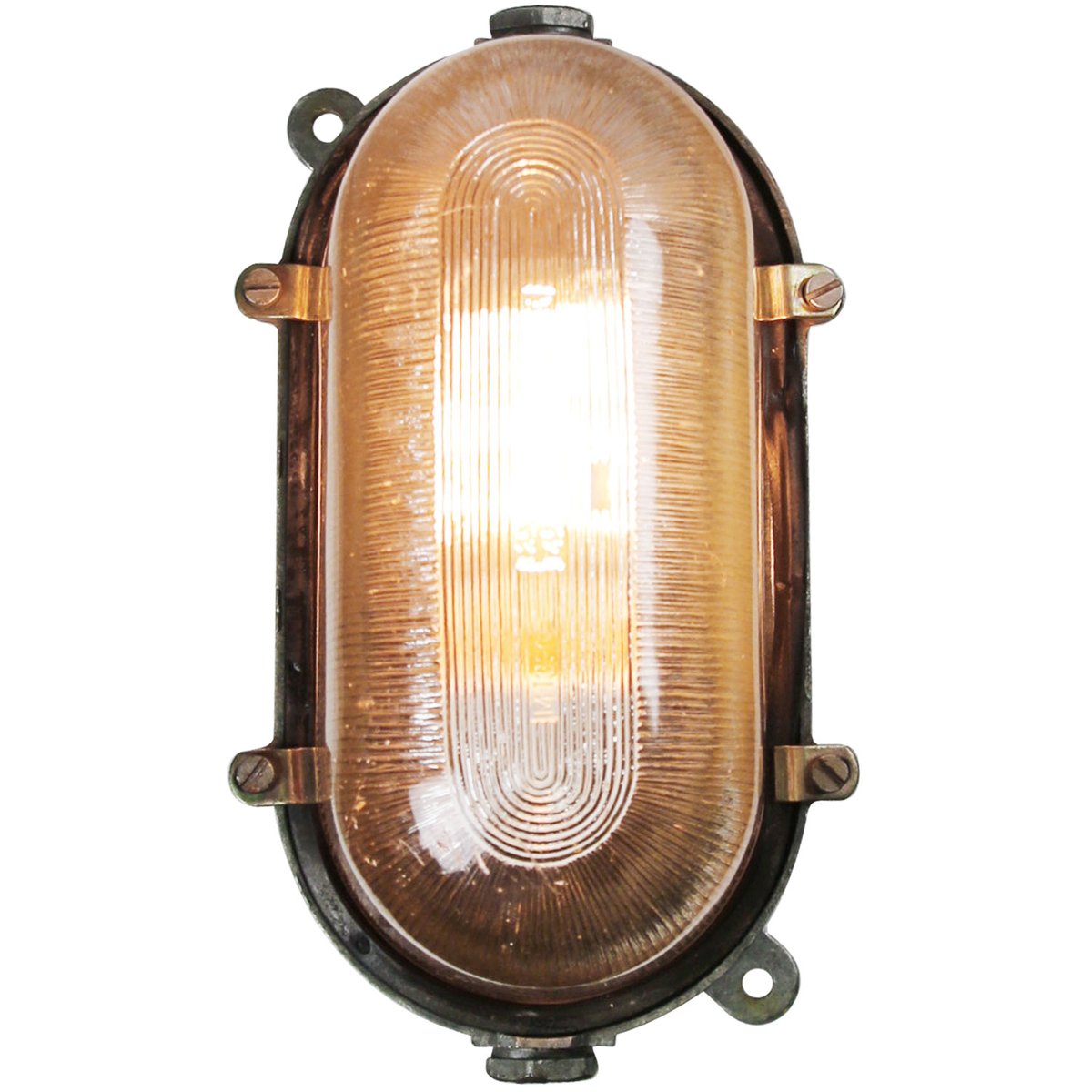Wandlampe milchglas