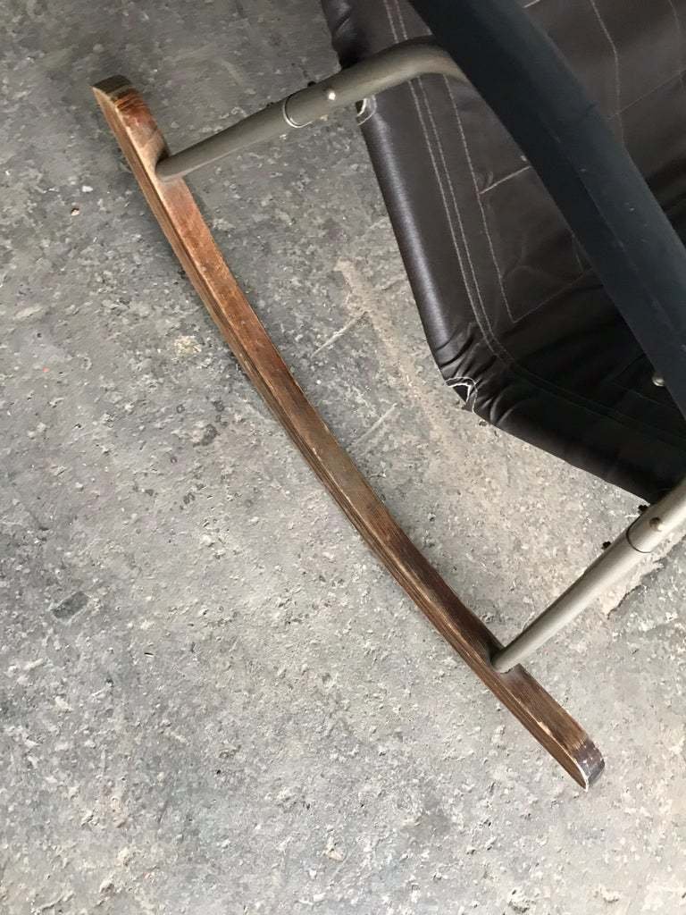 Japanese Rocking Chair by Takeshi Nii, 1950s for sale at Pamono