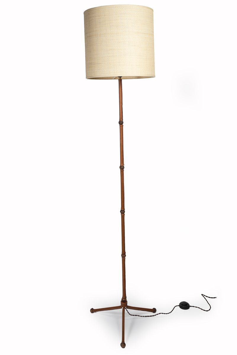 Bamboo Floor Lamp by Jacques 1950s for sale at Pamono