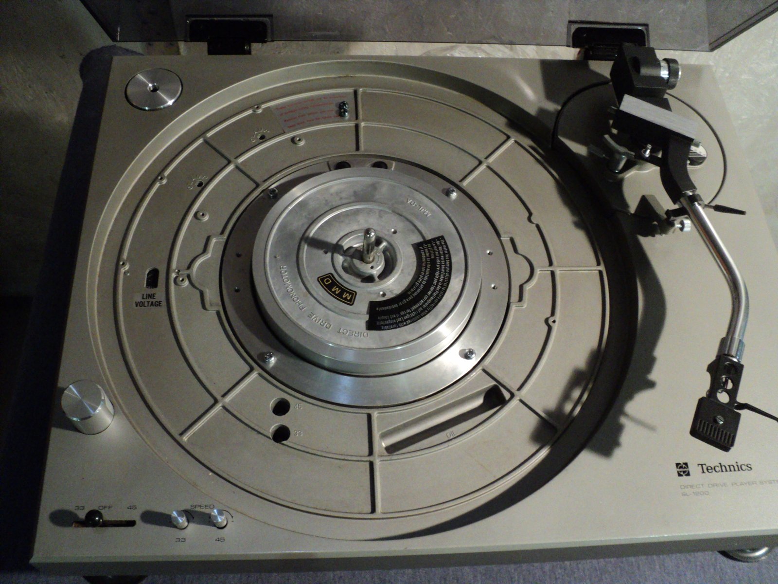 SL 1200 MK1 Turntable by Shuichi Obata for Matsushita Technics, 1970s