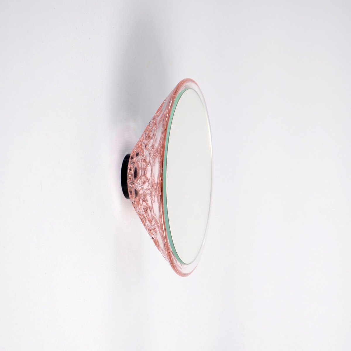 Saturn 155a Light Pink Wall Mirrors by Andreas Berlin, Set of 3 for