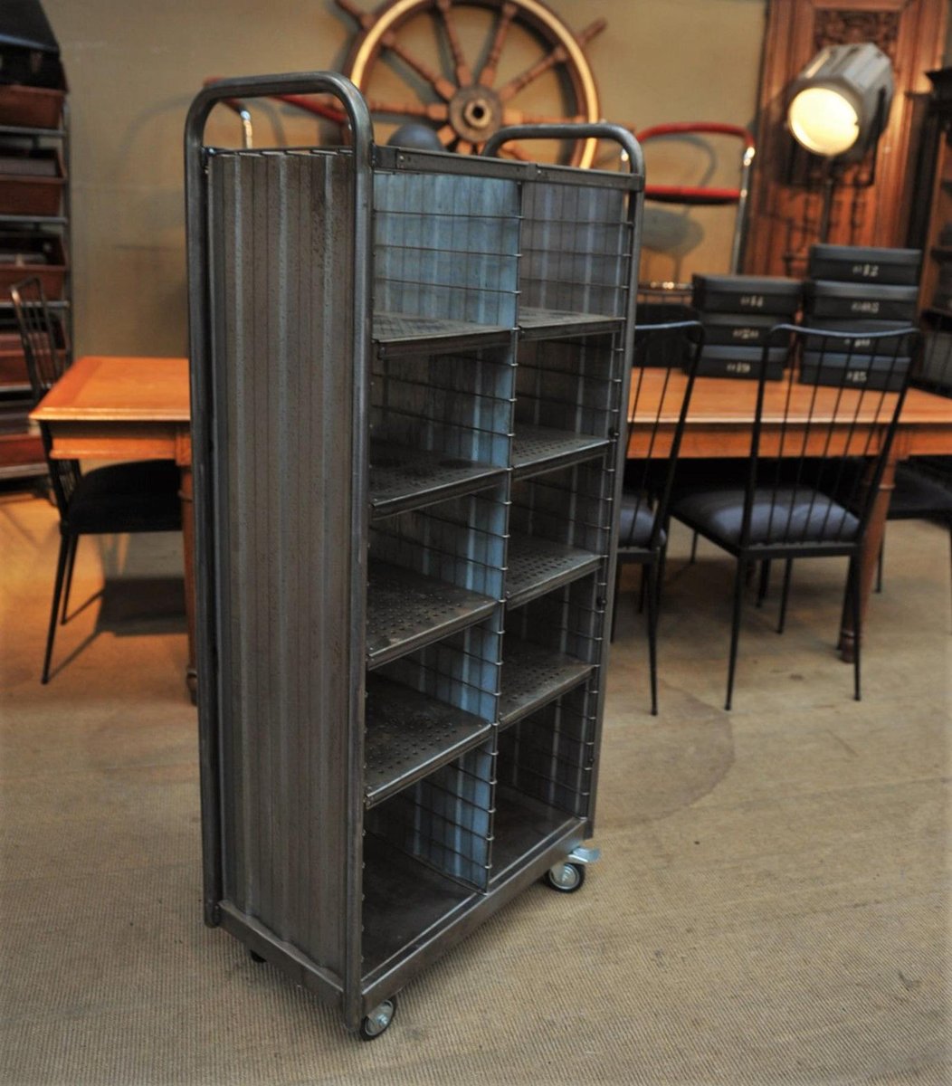 Vintage Industrial Shelf, 1950s for sale at Pamono