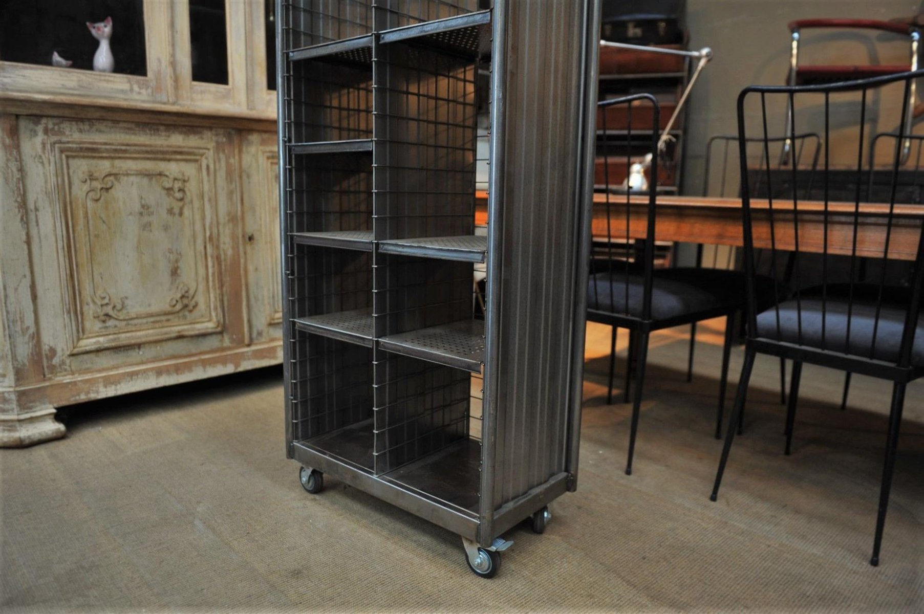 Vintage Industrial Shelf, 1950s for sale at Pamono