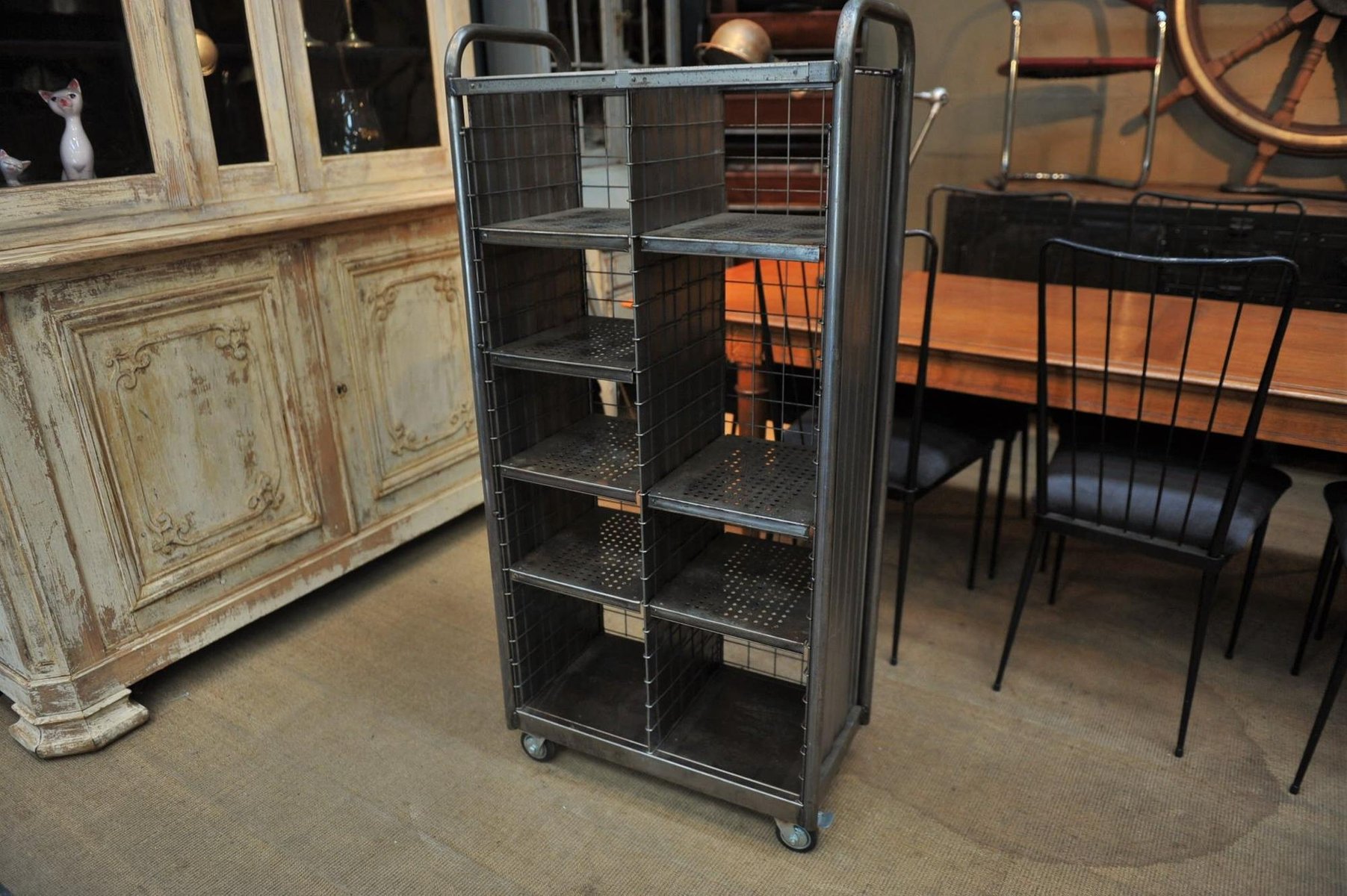 Vintage Industrial Shelf, 1950s for sale at Pamono