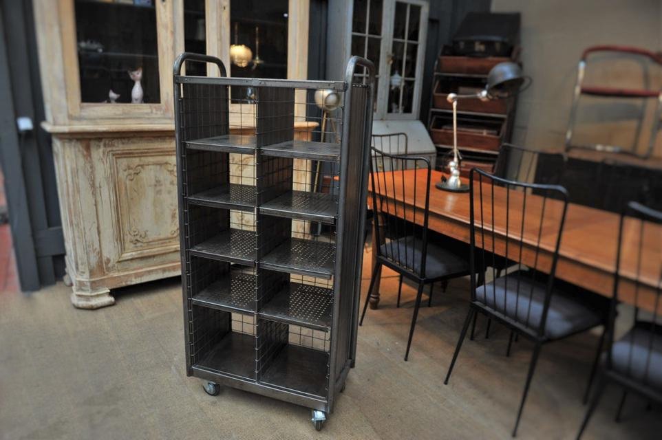 Vintage Industrial Shelf, 1950s for sale at Pamono