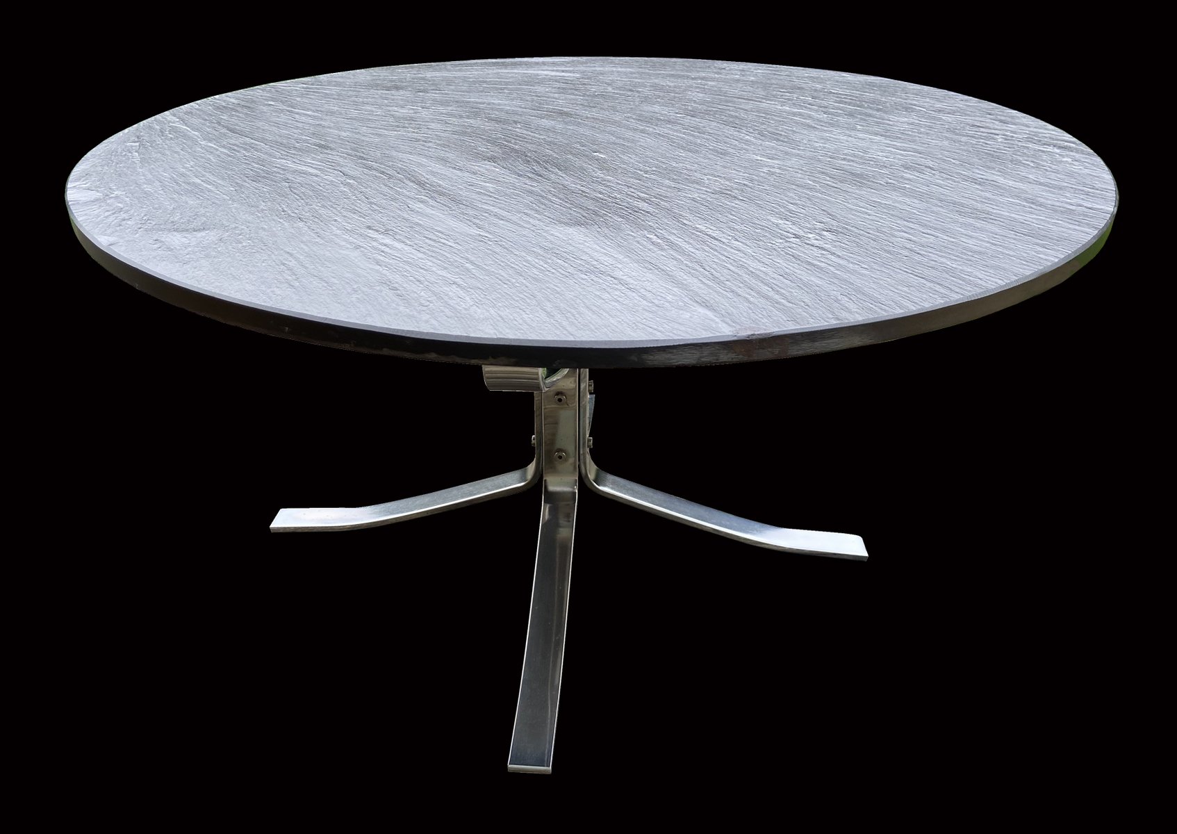 model falcon slate top side table by sigurd ressell from vatne mobler 1960s CS-574325