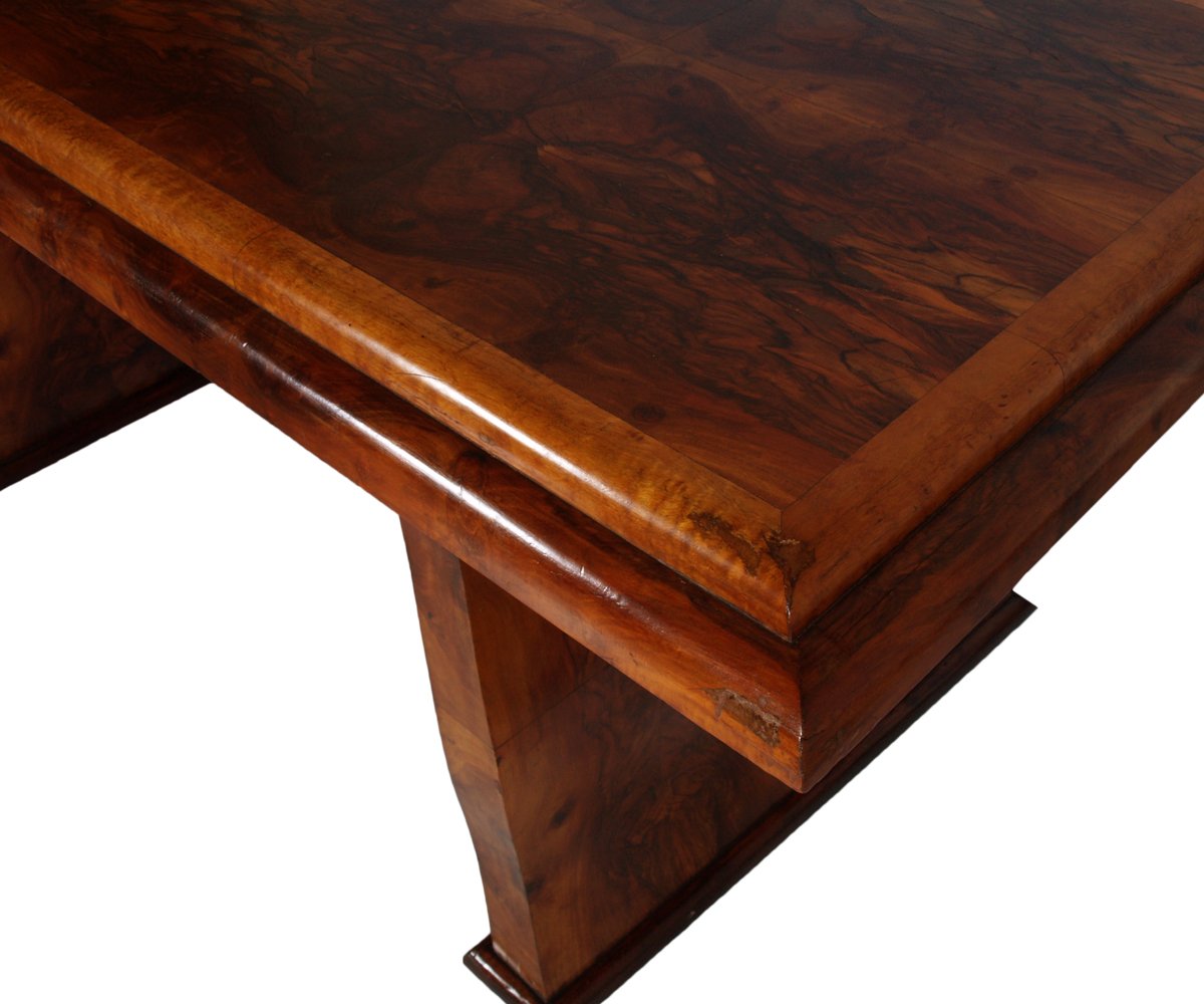 Vintage Art Deco Dining Room Set, 1930s, Set of 7 for sale at Pamono