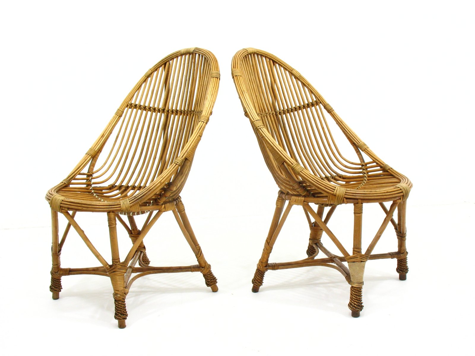 Gartenmöbel aus Korbgeflecht, 1980er bei Pamono kaufen