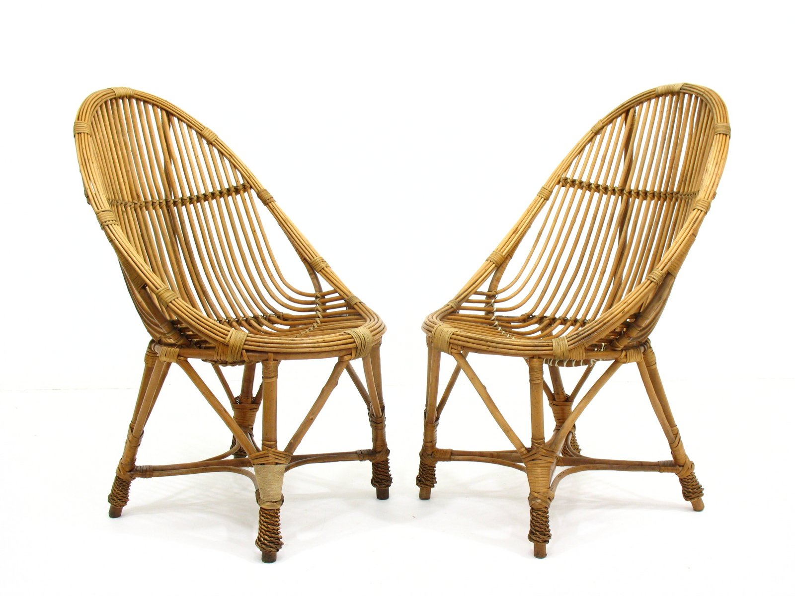 Gartenmöbel aus Korbgeflecht, 1980er bei Pamono kaufen