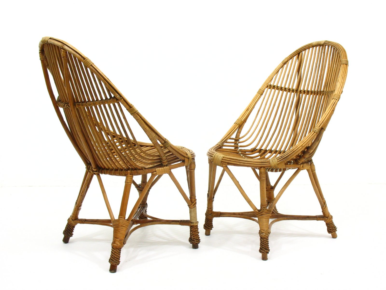 Gartenmöbel aus Korbgeflecht, 1980er bei Pamono kaufen