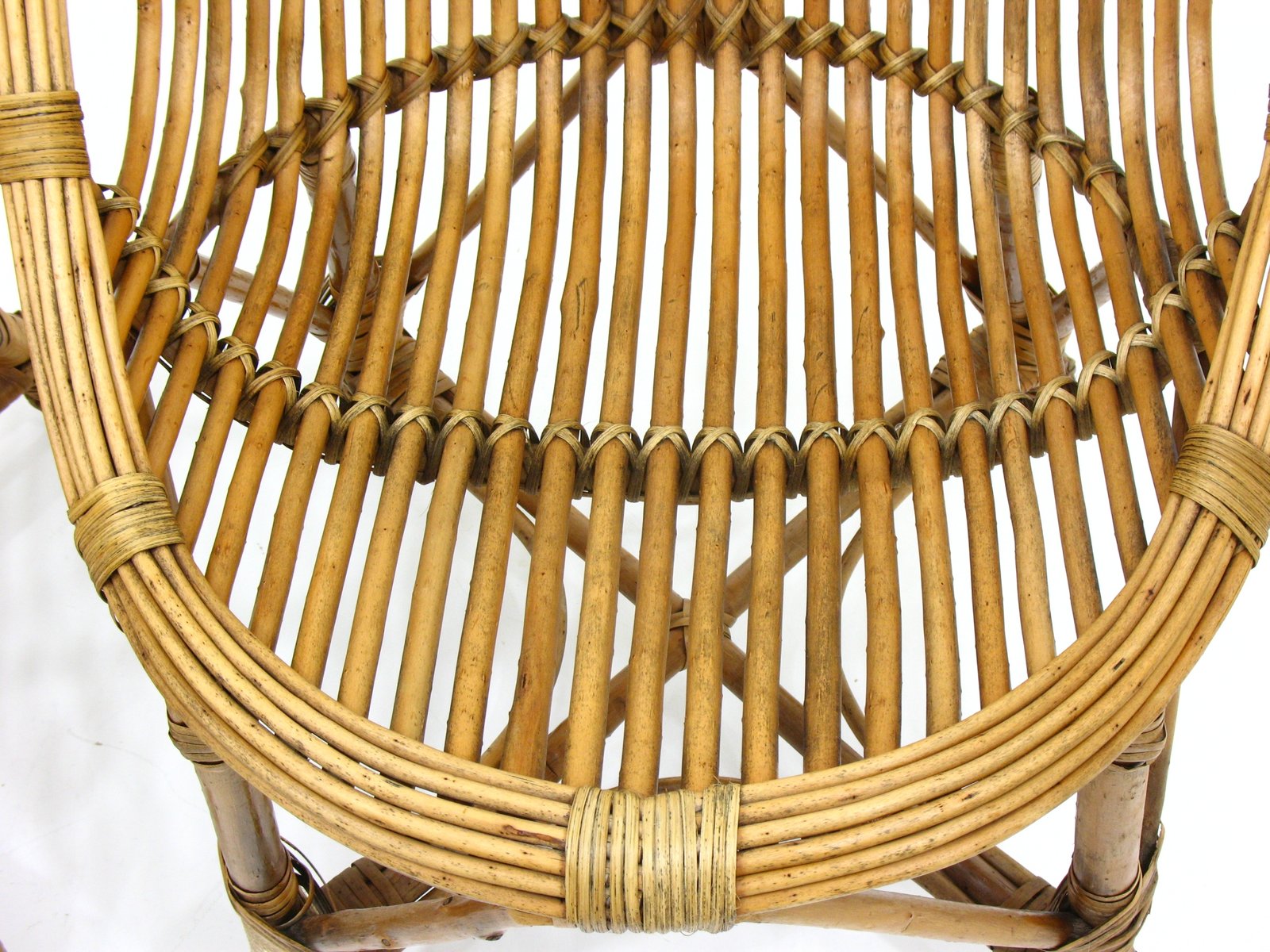 Gartenmöbel aus Korbgeflecht, 1980er bei Pamono kaufen