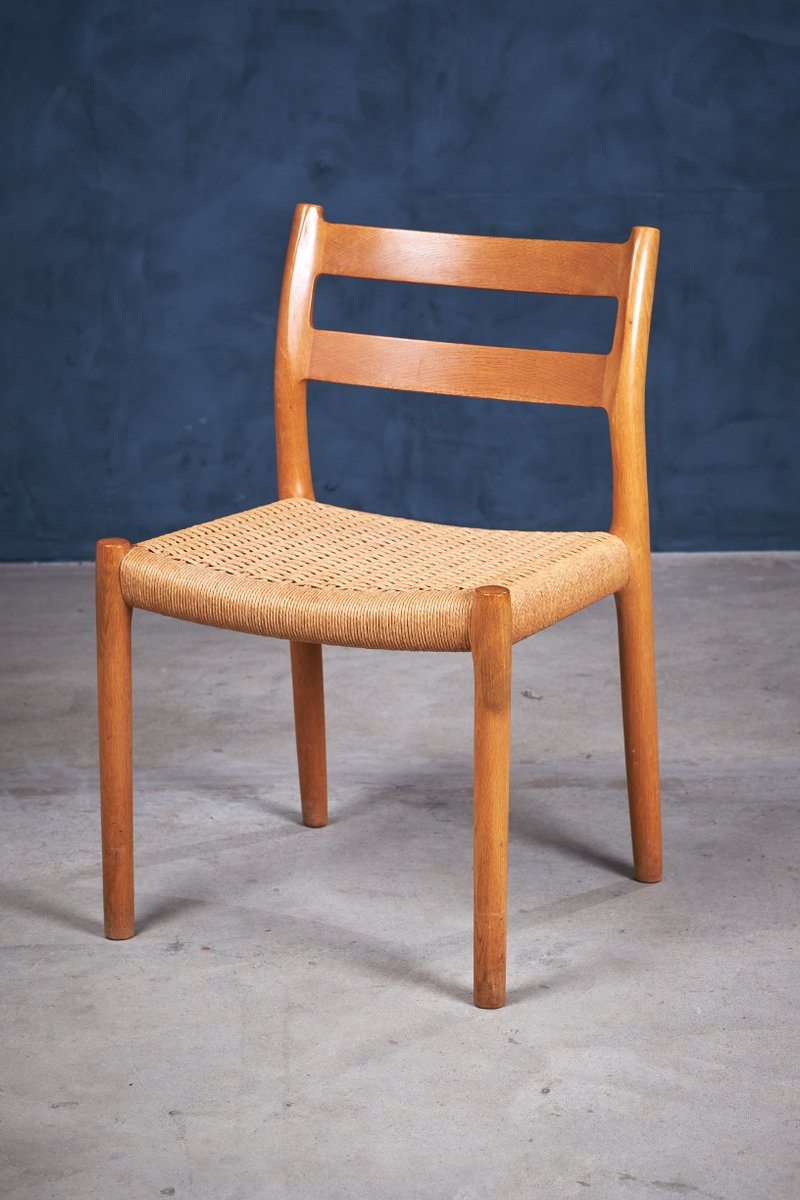 Gepolsterte Esszimmerstühle Aus Heller Eiche - Bretonische