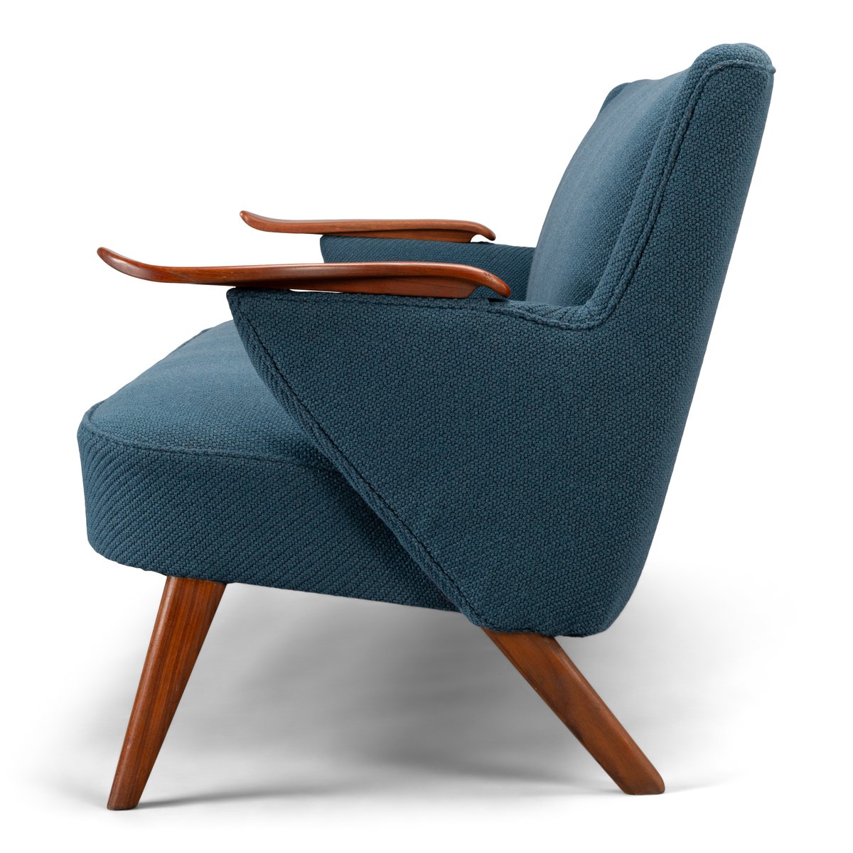 Blaues dänisches Sofa von Johannes Andersen für CFC ...
