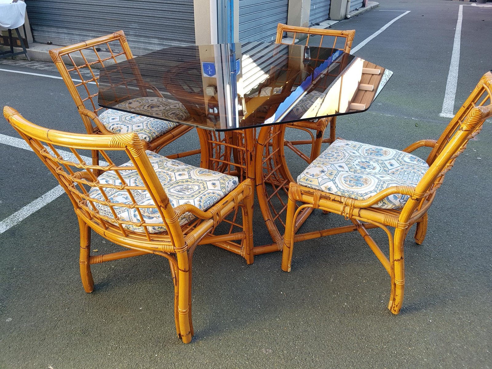 Table Et Chaise En Rotin Salle à Manger