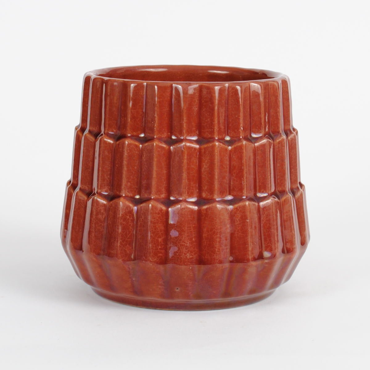 Art Déco Blumentopf aus Keramik von St. Clement, 1960er bei Pamono kaufen