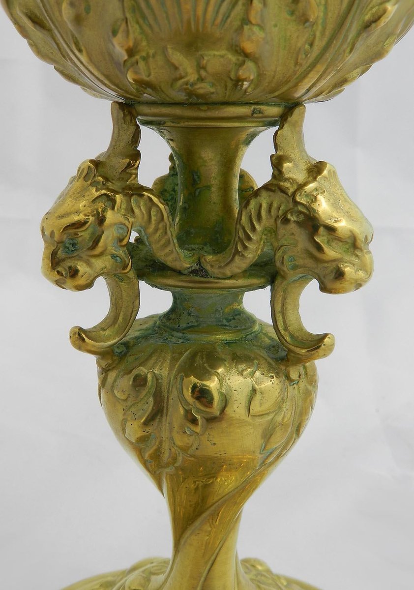 19th Century Gilt Bronze Ewer Decorative Pitcher for sale at Pamono