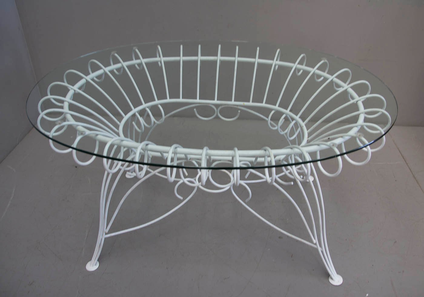 Gartentisch und Stühle, 1960er, 5er Set bei Pamono kaufen
