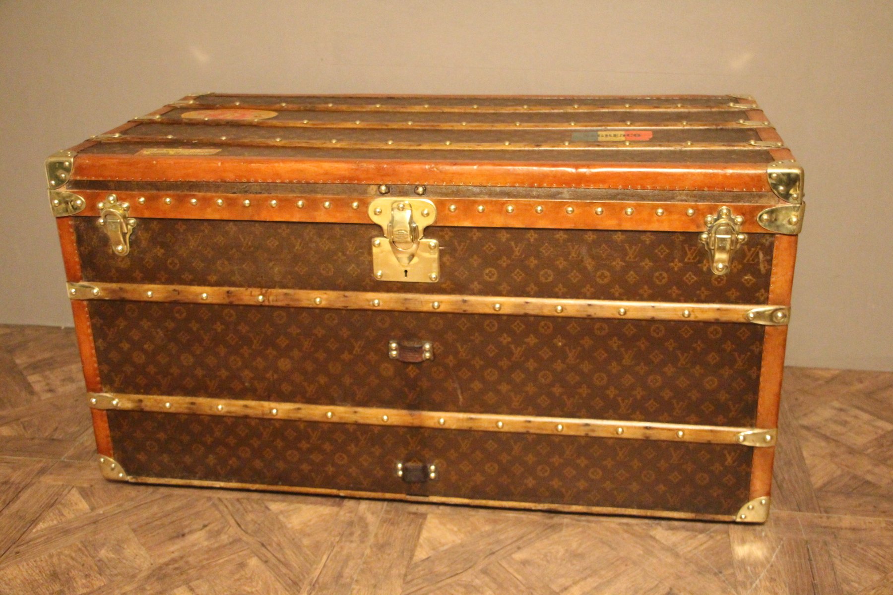Monogram Trunk by Louis Vuitton, 1930s for sale at Pamono