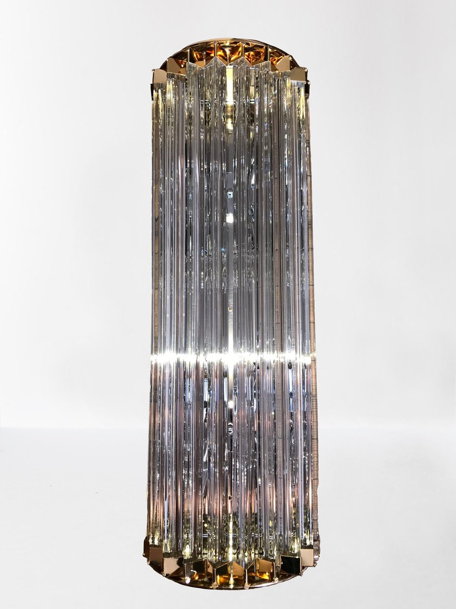 Applique vintage in vetro di Murano di Paolo Venini, anni '70 in