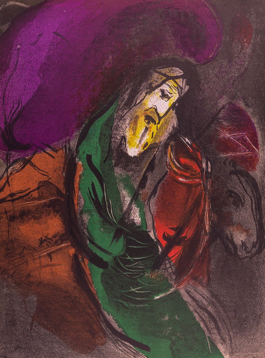 The Bible Jeremiah Lithograph by Marc Chagall, 1956 for sale at Pamono
