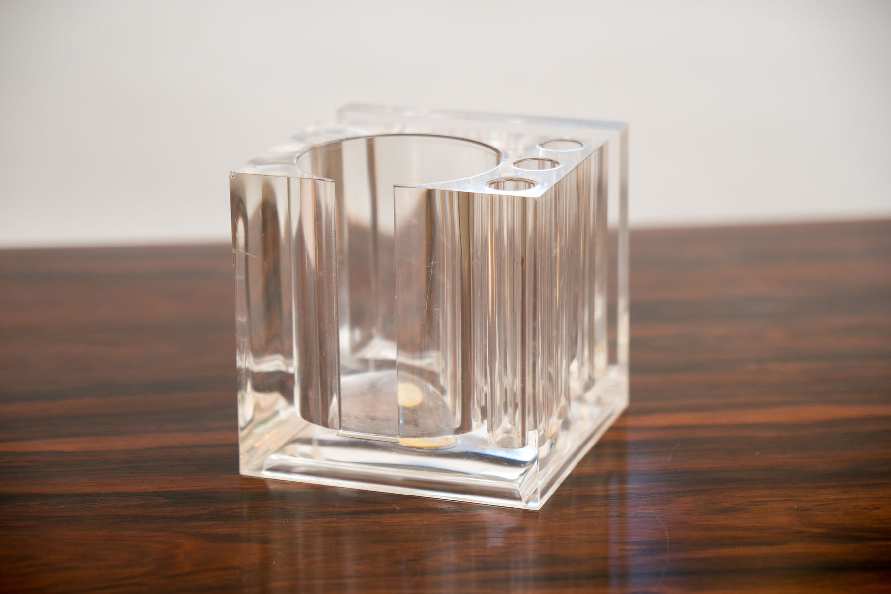 MUSLONG Portalettere In Acrilico | Porta Lettere Da Scrivania Per Appunti, Biglietti Da Visita E Cartolina | Con 5 Scomparti Per Più Spazio Per