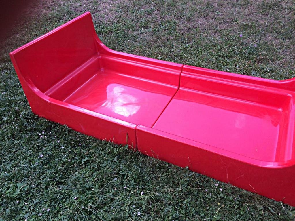 Vintage Fiberglass Bed, 1970s for sale at Pamono
