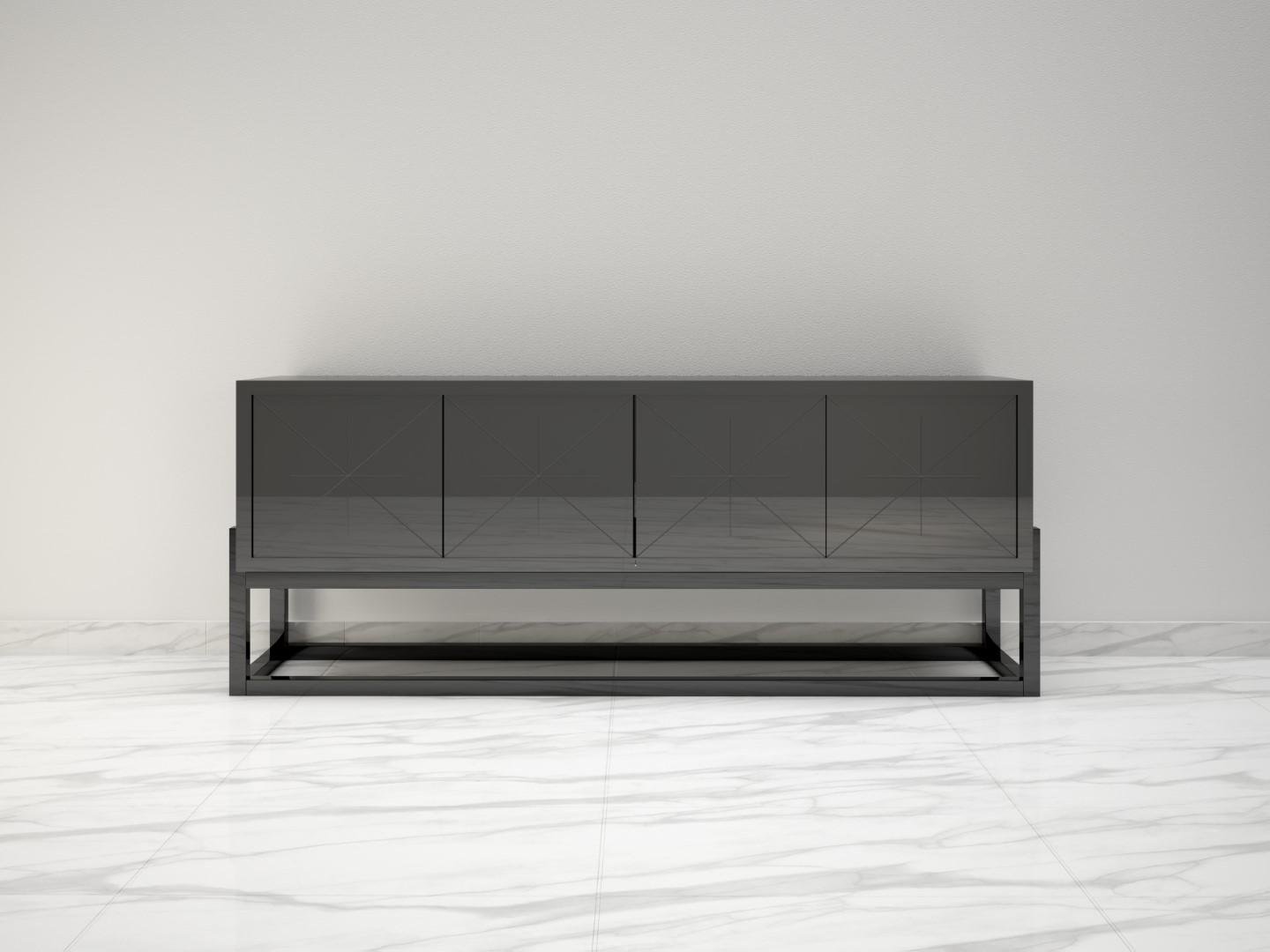 Modern High Gloss Sideboard for sale at Pamono