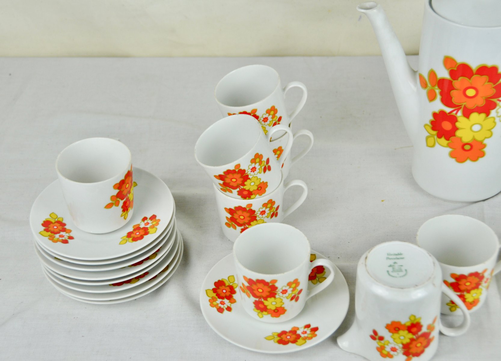Elegantes Seltmann Weiden Kaffeeservice Alte Serien Fotosnull